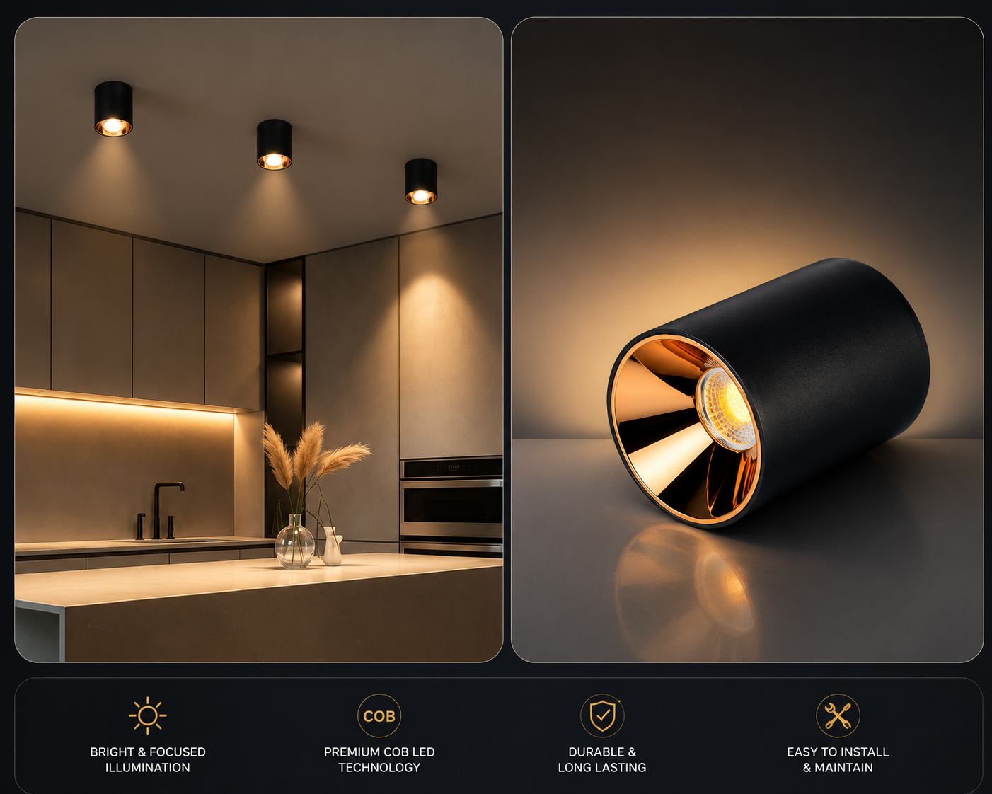 Cylinder COB Light