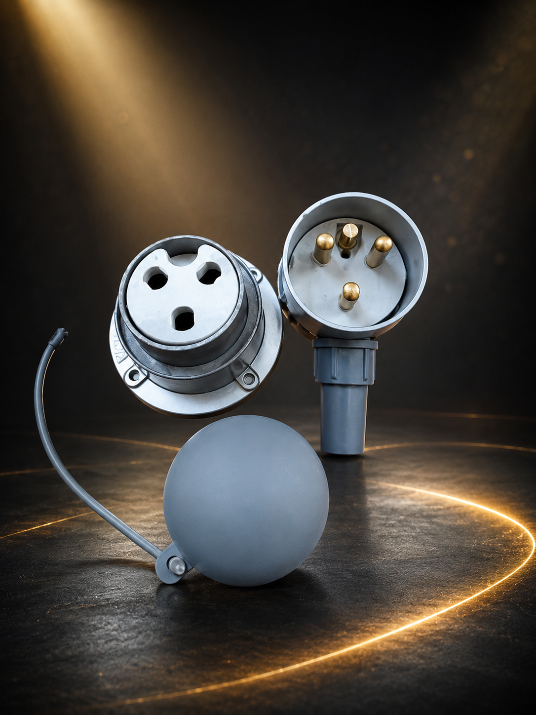30 AMP TP Metal Plug & Socket